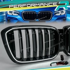 LED K�hlergrill Frontgrill Niere Grill Schwarz f�r BMW X3 G01 X4 G02 LCI 2022+
