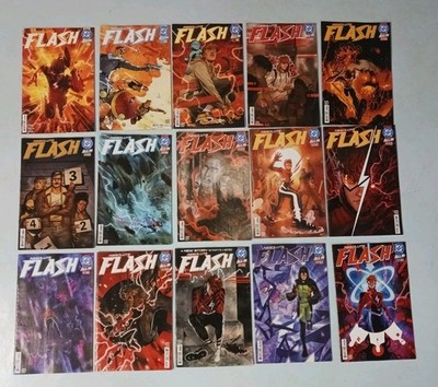 Absolute Flash 1-15 UNREAD Cover A Complete Run Set Jeff Lemire DC Comics