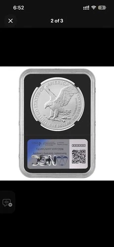 1989-S $1 Walking Liberty American Eagle .999 1oz Silver Dollar Proof