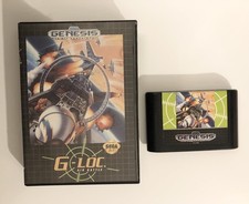 G-LOC Air Battle (Sega Genesis, 1993) Game & Case. No Manual
