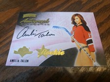 2014 Bench Warmer Hockey Autograph Gold Foil Rookie Amelia Talon #R87 Playboy