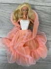 Mattel Barbie Peaches 'N Cream Blonde Doll 1984 Vintage W/ Ring, And Accessories