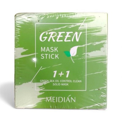 2 Pk ~ Meidian Green Mask Stick Deep Cleansing Green Tea Oil Control Exp: 2/27