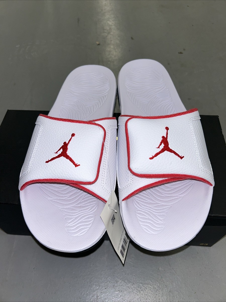 Jordan Hydro III 3 Retro White University Red Size 15 854556 103