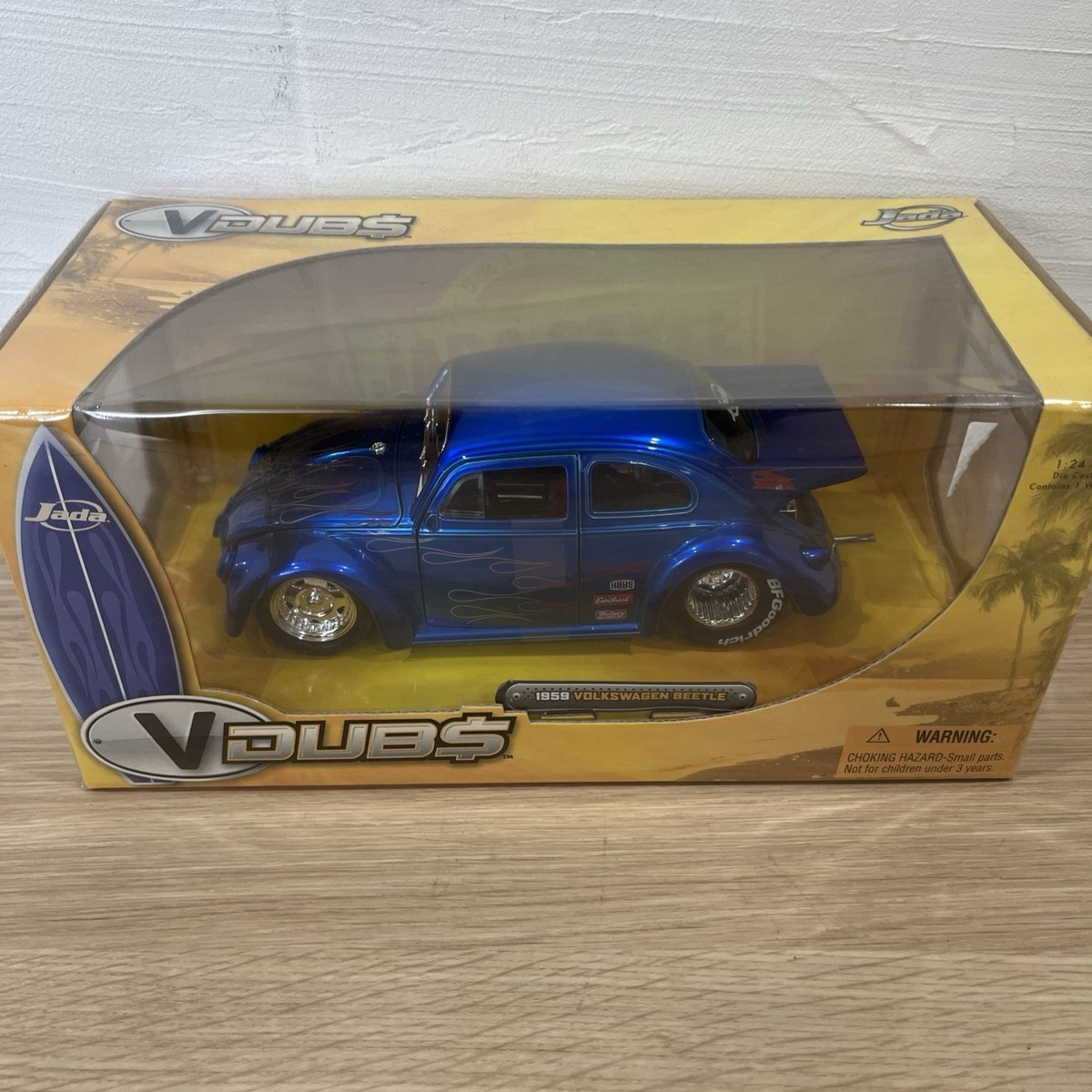 Very RARE OLD Jada Toys VDUBS 1959 VOLKSWAGEN BEETLE M-BLUE FROM
