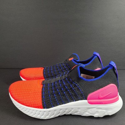Nike React Phantom Run Flyknit 2 DX2354-001 Women's Sneakers Multicolor Sz 8.5