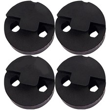 4 Stück Gummi Violine Übungsdämpfer rund Violin Dämpfer Übungsschalldämpfer