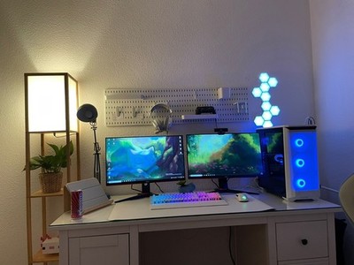 Phanteks Gaming PC RGB mit GTX 1070 STRIX, 16GB RAM, i7 und 460GB SSD, AIO WIN10