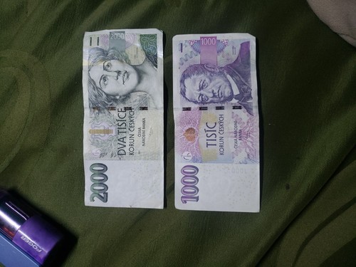 2008 1000 Czech Koruna 2007 2000 Note