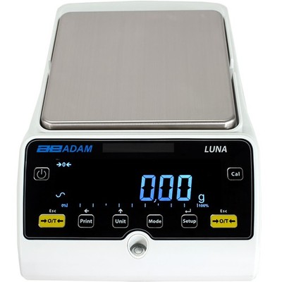 Adam Equipment Luna Precision Scale LTB 6002e, 6000 g Capacity x 0.01 g Accuracy