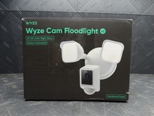 Wyze Wired Outdoor Wi-Fi Floodlight v2 Security Camera, Color Night Vision, LEDs