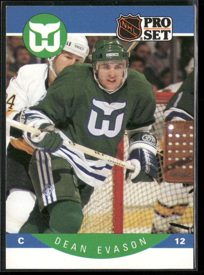1990-91 Pro Set #103 Dean Evason