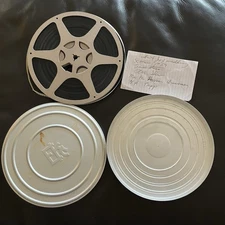 Vintage Kodak 8mm 196O Home Movies Reel EK Aluminum Film Cases 7" 400FL