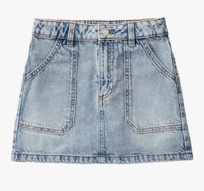 United Colors Of Benetton Girls Denim Skirt 8-9 Years Large Rhinestones