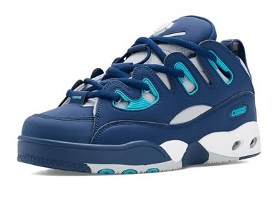 Osiris Mens D3 E Skate Shoes Navy/ Grey/ Blue