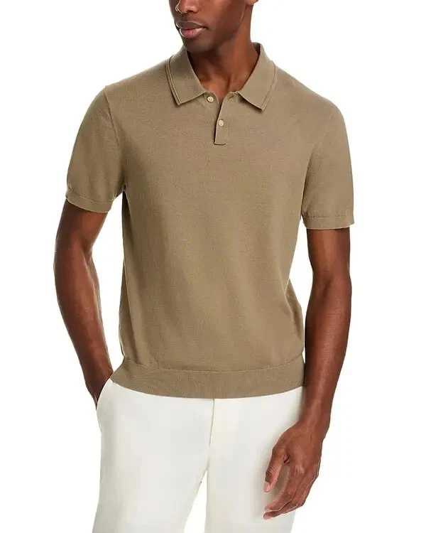 The Men's Store Short Sleeve Sweater Polo MSRP $98