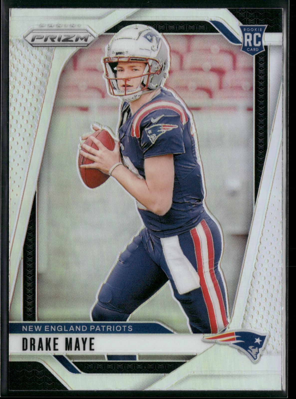 2024 Panini Prizm #329 Drake Maye Silver