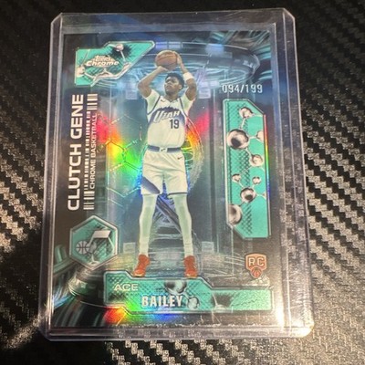 Topps Chrome 2026 Ace Bailey RC Serial #094/199 Clutch Gene CG-15 Jazz