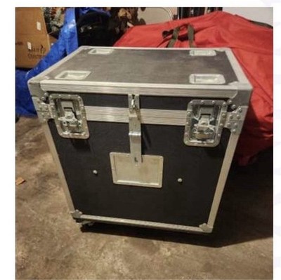 Penn Elcom Black Heavy-Duty Flight Case Foam Padded for Mixer Rack Gear