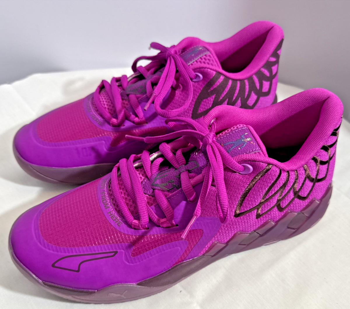 Puma Mens Lamelo Ball MB.01 Lo Disco Purple Mend Basketball