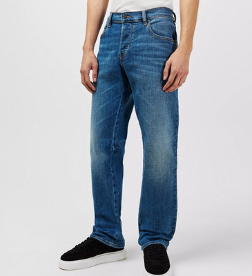 Diesel D Mithtry Straight Jeans Mid Waist Hellblau Herren W38 L32 *REF29-32