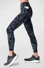 Sweaty Betty Black Floral Refract Power 7/8 Leggings Women  s 4