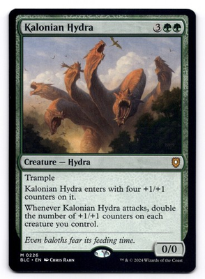 #ad #ad Kalonian Hydra NM Commander: Bloomburrow 226 MTG Regular $5.99