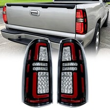 Led Clear Tail Lights For 1999-2006 Chevy Silverado 1999-2002 Gmc Sierra
