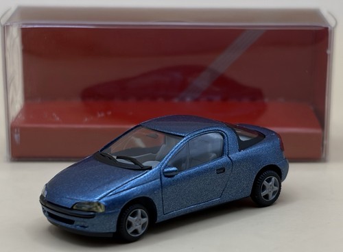Herpa Rare 1:87 Opel (Vauxhall) Tigra - Metallic Blue  - Picture 1 of 4