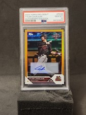 2023 Topps Pro Debut Tyler Locklear Autograph Gold Foil/50 #PD98 PSA 10