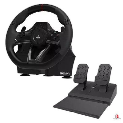 Hori RWA Racing Wheel Apex With Pedals For PS4/PS3 Black Boxed Used