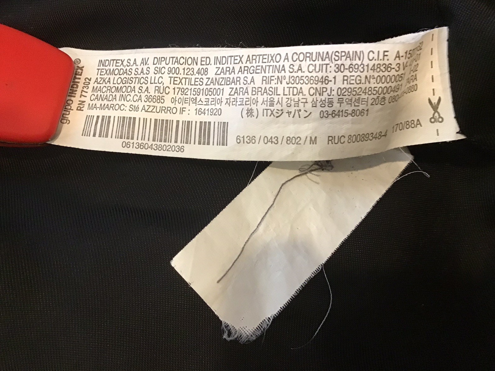 ZARA Gray Double-Breasted Button Collared Blazer … - image 9