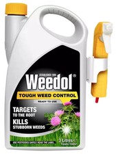 Weedol 3L RTU Tough Weedkiller Kills Weeds Protects Lawn Grass 7.66 per litre