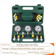 3 Tables 3 Tubes 6 Fittings Excavator HydraulicOil Pressure Gauge Pressure Gauge
