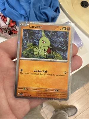 Larvitar #110/193 Cosmos Holo