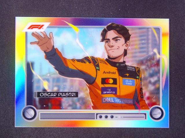 2026 Topps Chrome F1 Oscar Piastri #F1-2 Anime Case Hit SSP