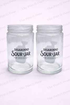 Ein Set nagelneue Disaronno Sauerglas Gläser
