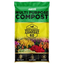 Jazooli 60L Nutrient-Rich Compost Mix for Garden Plants Indoor Outdoor Growing 0.35 per litre