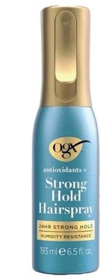 OGX STRONG HOLD HAIRSPRAY 24 Hr STRONG HOLD HUMIDITY RESISTANT 6.5 Fl Oz