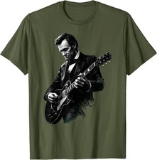 Abraham Lincoln Abe Lincoln Playing Guitar Retro Vintage T-Shirt