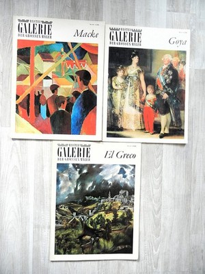 3 BASTEI - Galerie der großen Maler / Nr. 50/ 44/ 4 El Greco - Goya - Macke
