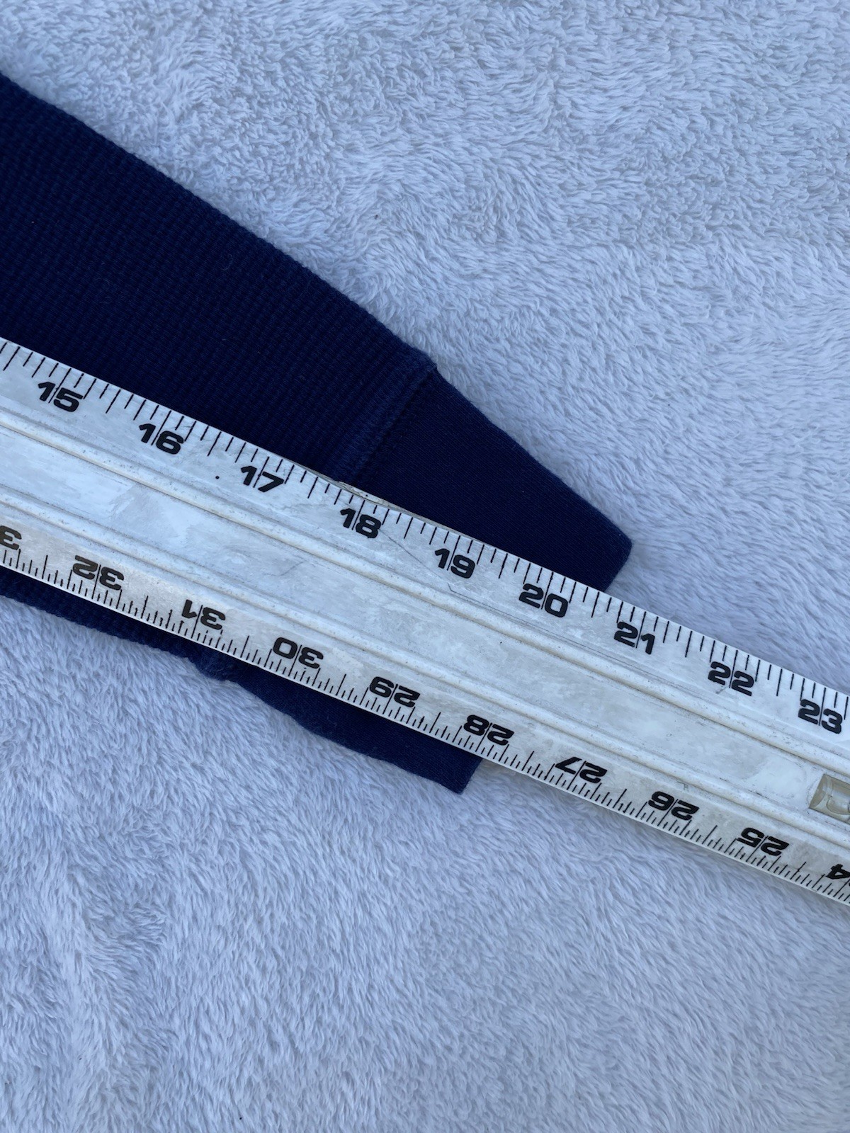 Mens Polo Ralph Lauren Bear Pajama Pants Navy Gray Waffle Knit Top Sleepwear S/M thumbnail 7