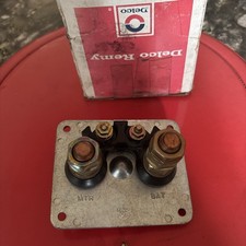 Vintage Delco Remy Battery Motor Terminal Feed Plate Assembly