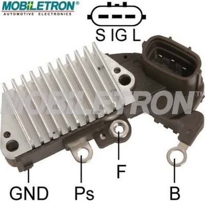 MOBILETRON Lichtmaschinenregler VR-H2005-30A A-Circuit Active Lamp