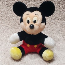Vintage Mickey Mouse 8" Disneyland 80s Walt Disney World Plush Stuffed Toy