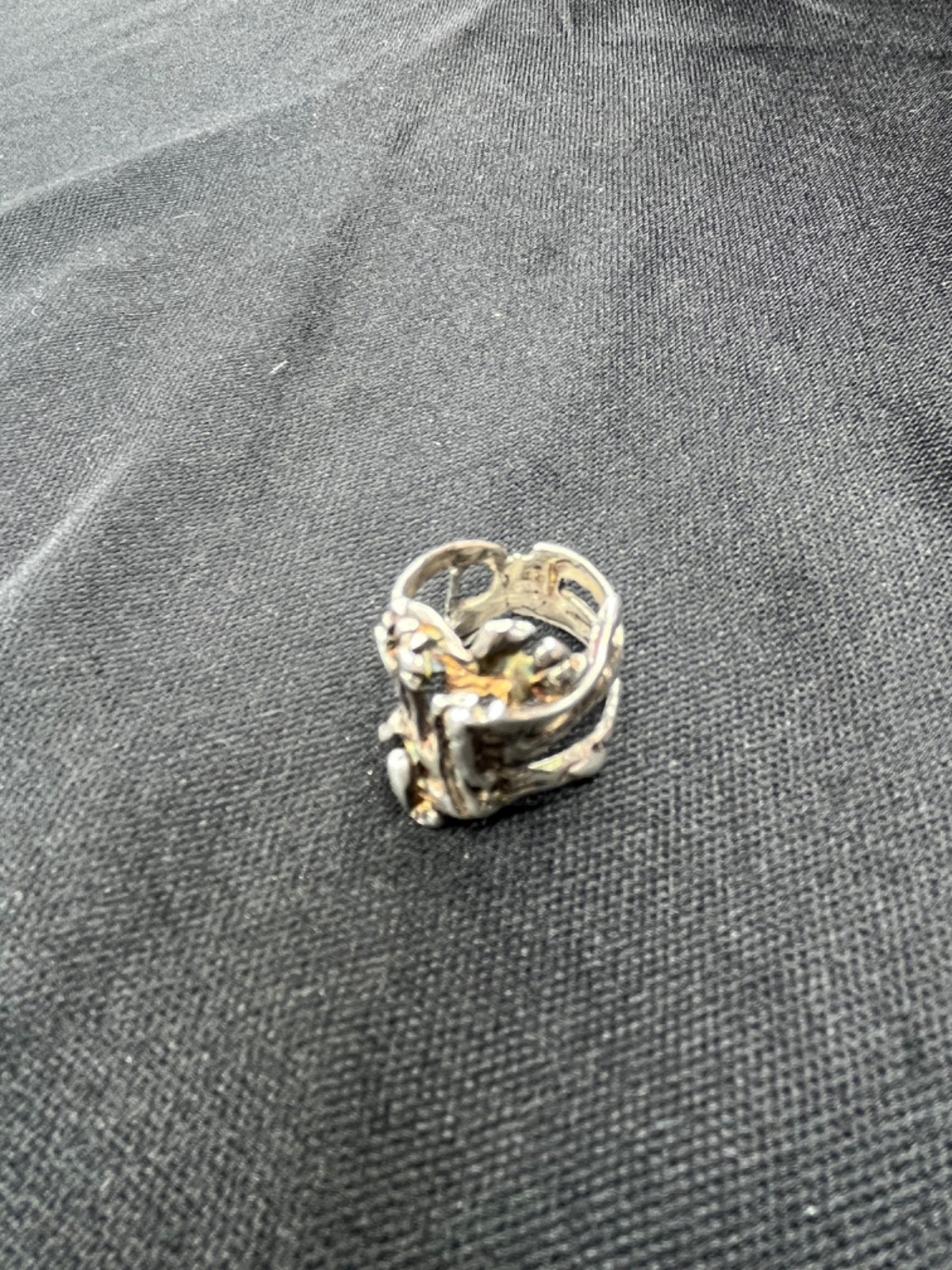 sterling bone ring - image 3
