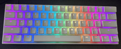 Anne Pro 2 60% Mechanical Keyboard White RGB Bluetooth/Wired NOT WORKING