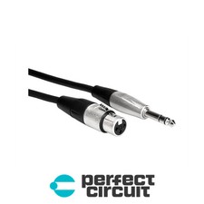 Hosa HXS-010 REAN XLR-F to 1/4" TRS - 10FT CABLE - NEW - PERFECT CIRCUIT