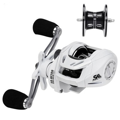 Baitcasting Fishing Reel 7.2:1 Metal Spool Magnetic Metal Casting Fishing Reel