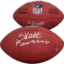 Autographed Cam Skattebo New York Giants Football Item#14304208 COA
